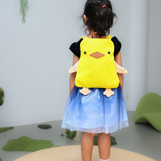 Fluffy The Duckling Toddler Backpack - Rare Bunnies