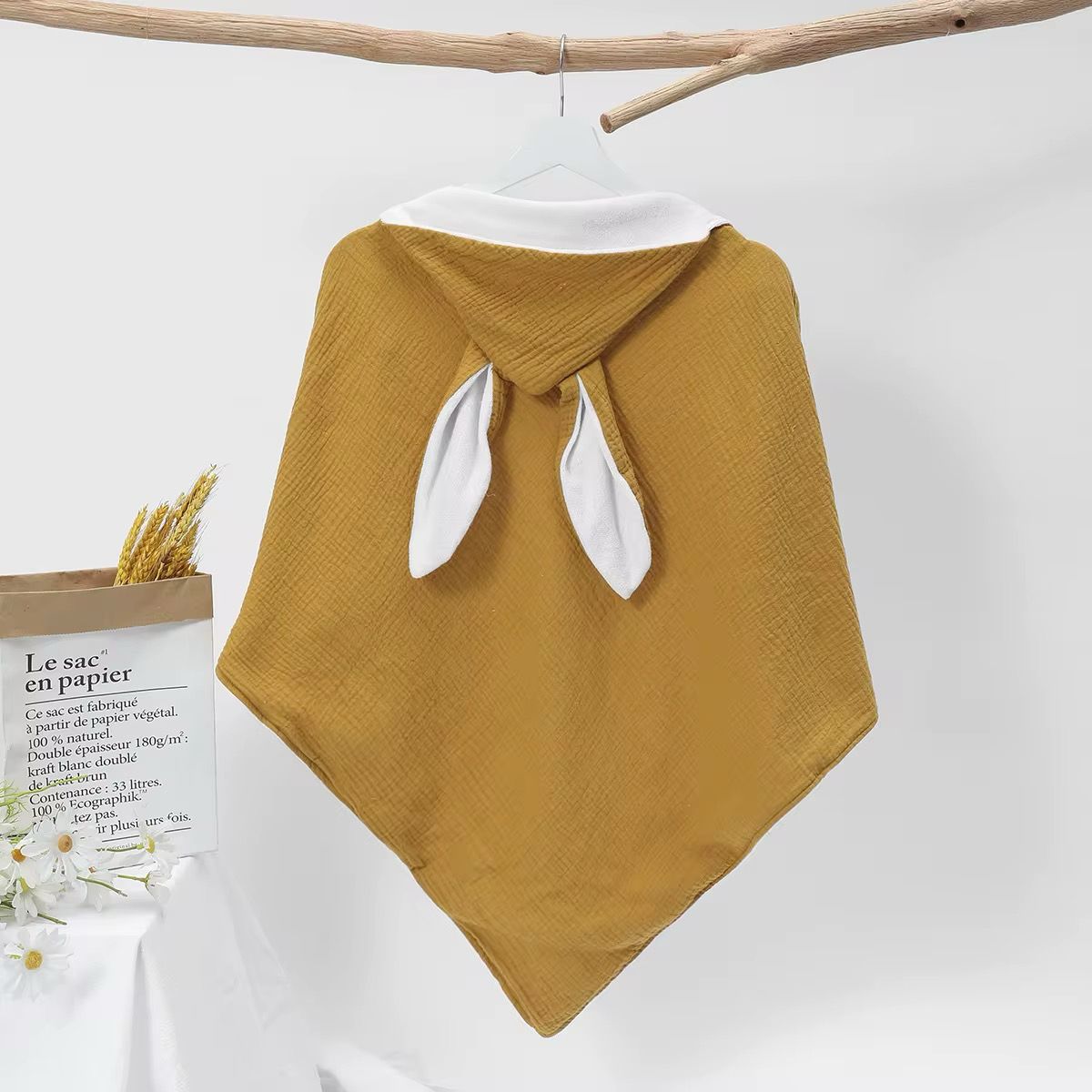 Bunny Cotton Hooded Towel