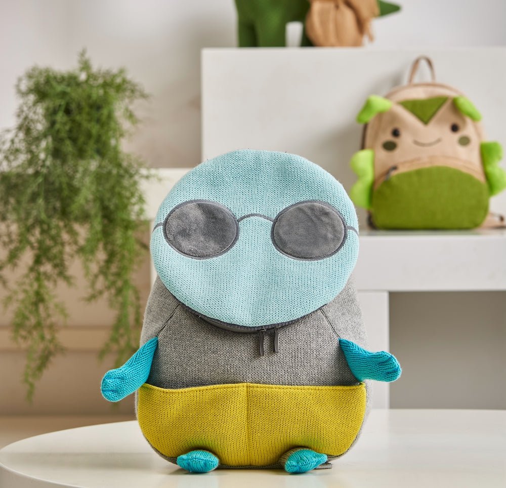 Eco Comic Turtle Toddler Backpack - Premium Backpack from The Rare Bunnies - Just $35.99! Shop now at The Rare Bunnies