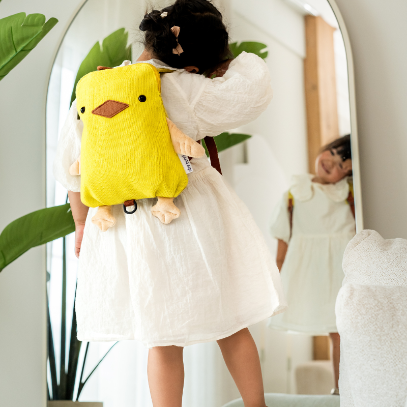 Fluffy The Duckling Toddler Backpack