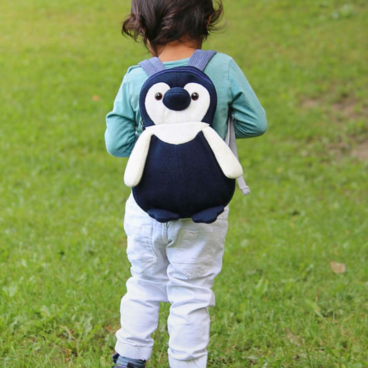 Eco Penguin Toddler Backpack - Premium Backpack from The Rare Bunnies  - Just $32! Shop now at The Rare Bunnies 