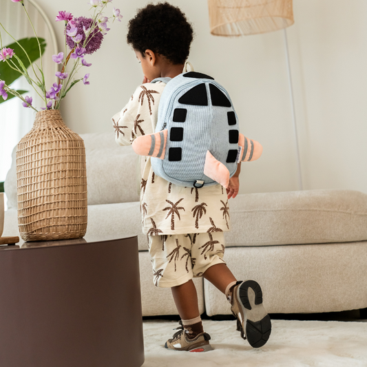 Eco Space Rocket Toddler Backpack - Premium Backpack from The Rare Bunnies  - Just $42! Shop now at The Rare Bunnies 
