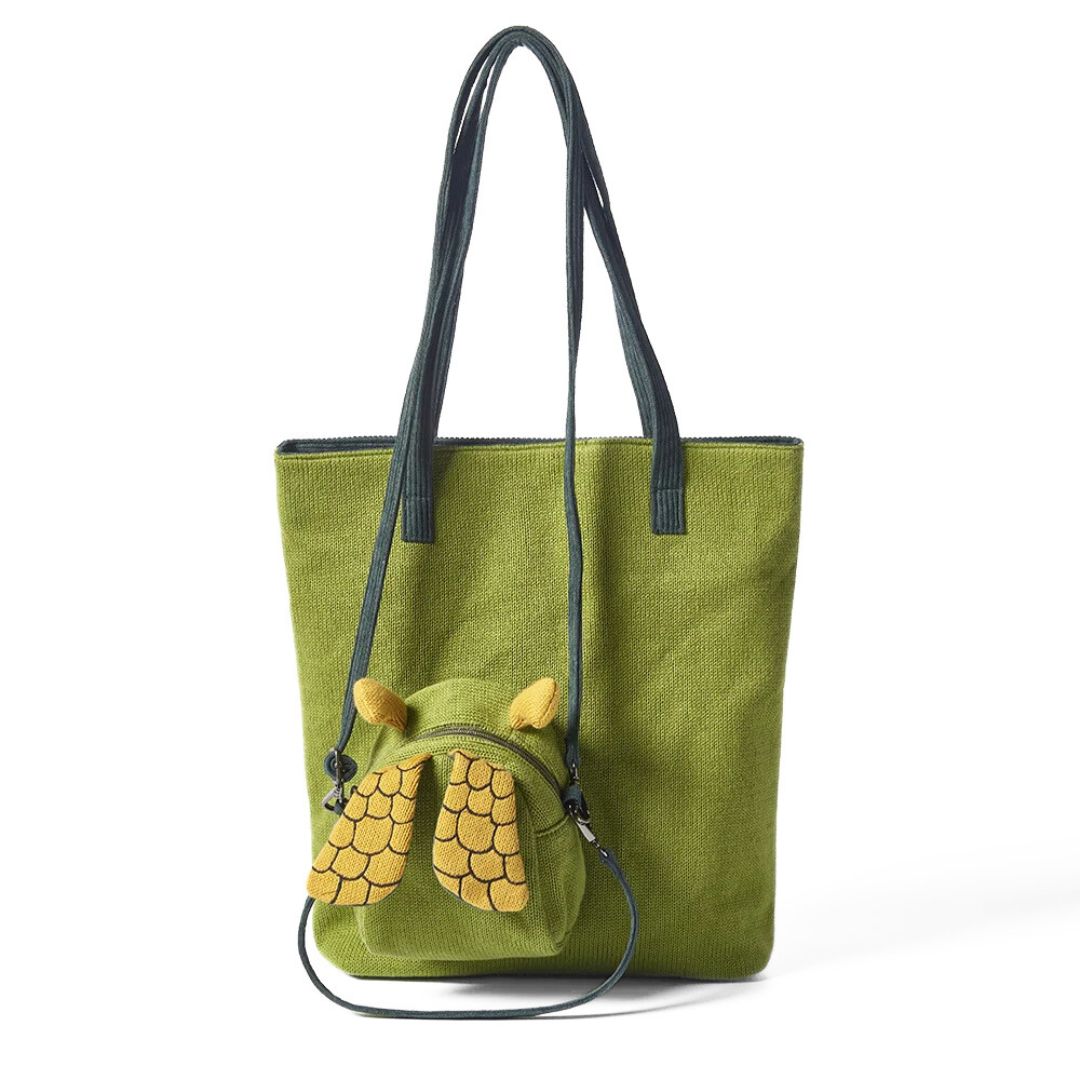 Mom and Me Tote and Kids Bag Set - Bee