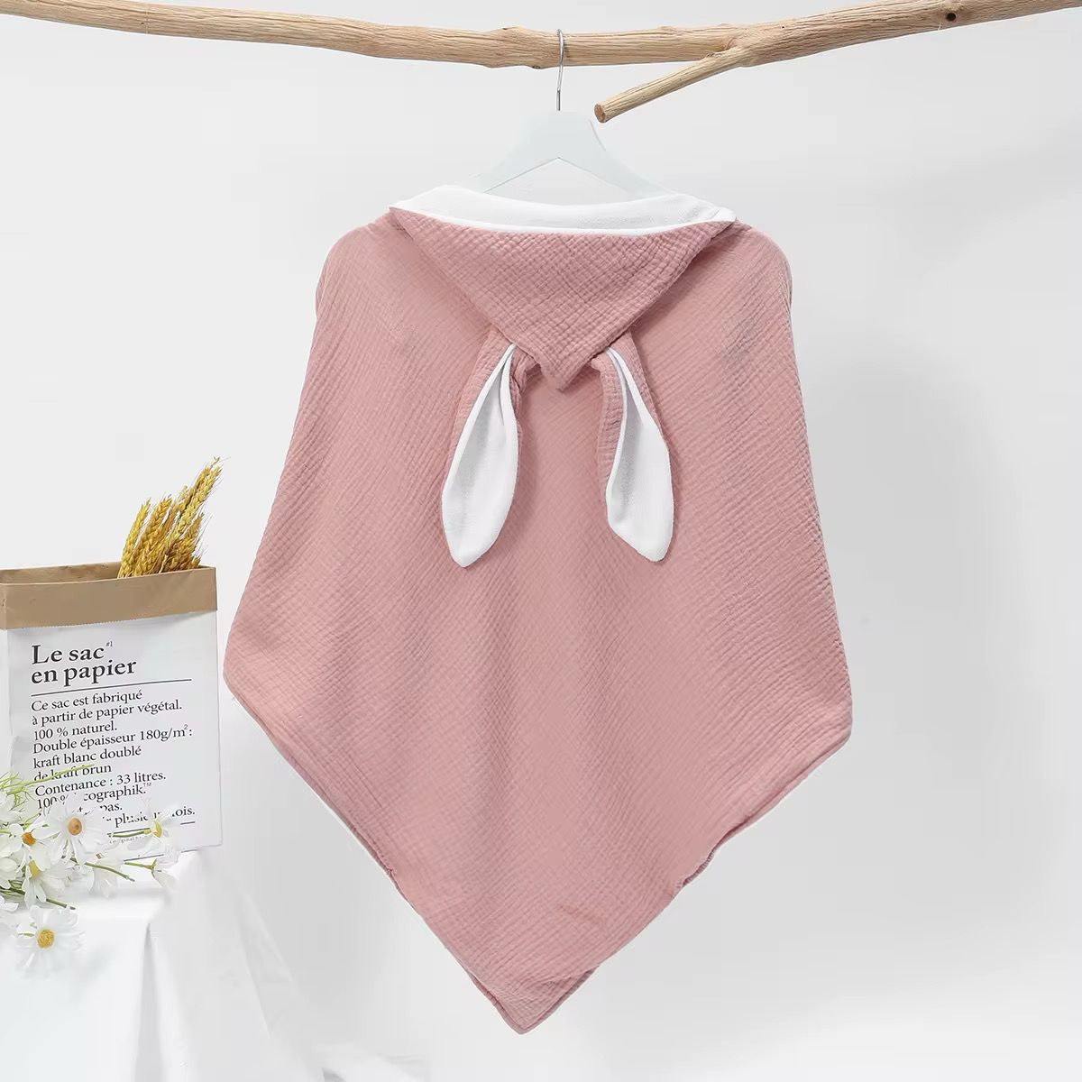 Bunny Cotton Hooded Towel
